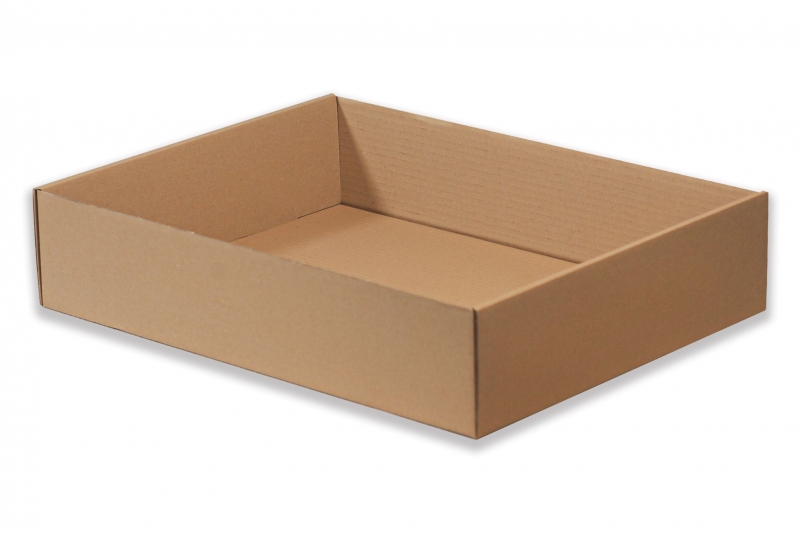 Krabice – pouze dno – hnědá (450x355x100 mm)